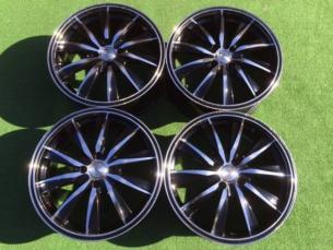 C6301H】weds LEONIS CX ☆PCD100-4穴☆ 7.0J+45 ☆即決☆ 17インチ 4