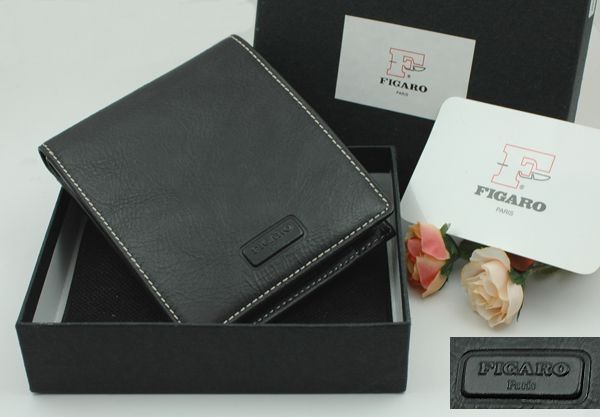 FIGARO】フィガロparis／牛革/2つ折財布【即決】05037b