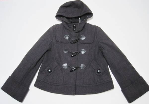 BURBERRY BLUE LABELひなの着ショート ダッフル コート36レザー