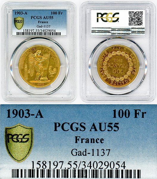 フランス 100フランの値段と価格推移は？｜21件の売買データから