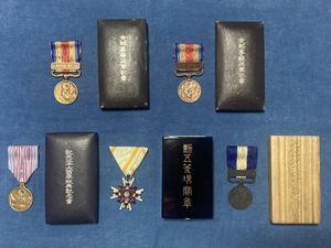 大正三年乃至九年戦役従軍記章の値段と価格推移は？｜15件の売買データ