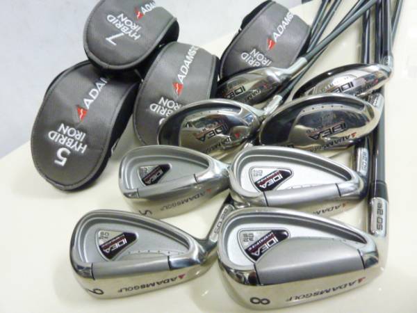 B219/希少 アダムス IDEA a2OS アイアン8本 レフティー 展示品