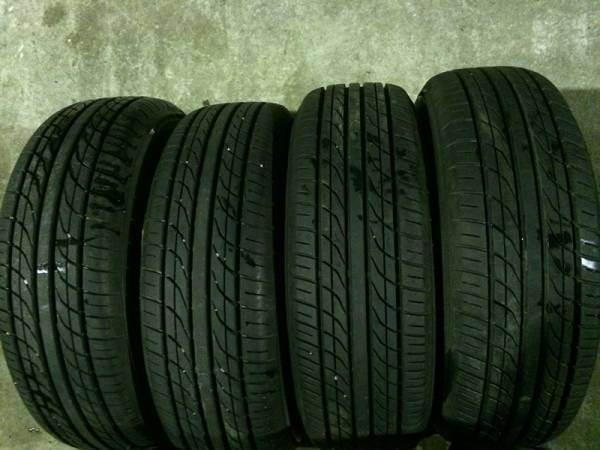 185/65R15 ヨコハマ 4本セット 2013年 バリ山 エコス