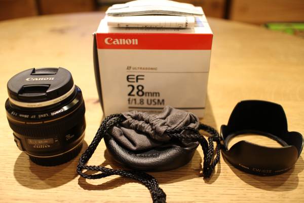 Canon EF28mm f1.8 USM おまけつき