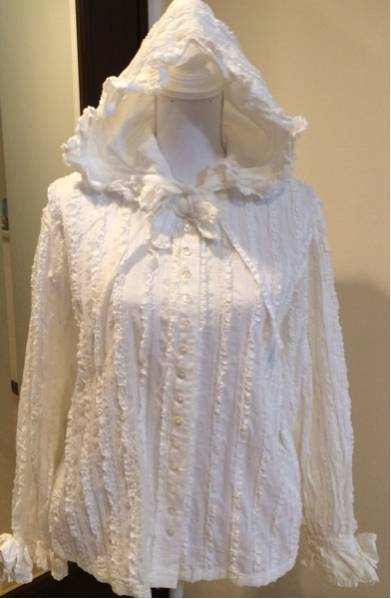 かわいい♪　ピンクハウス　パーカー付ブラウス　美品