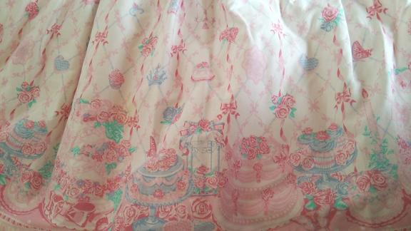 中古/Angelic Pretty メモリアルケーキJSK おまけ付き ホワイト