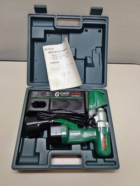 ★良品★日立 コードレスインパクトレンチ(9分充電器・ケース付)