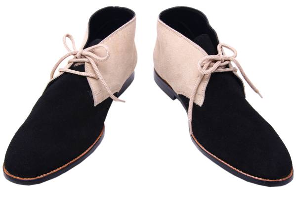 アウトレット出品◆本革-冬春カラーチャッカブーツ/16-42(3)