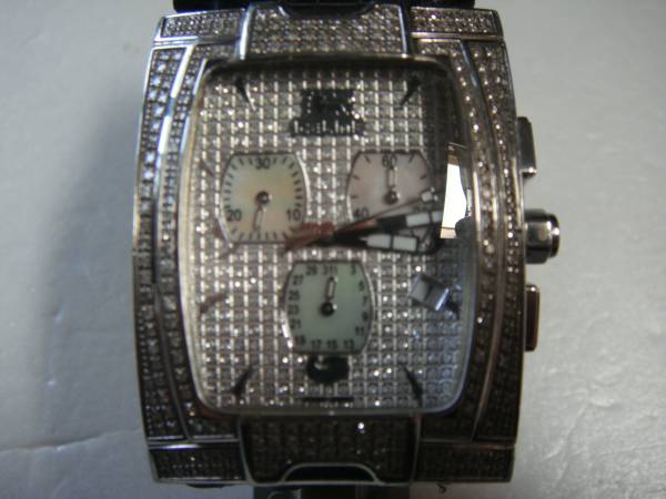 ★Ice Link AQUILA 天然ダイヤ入 腕時計used品★