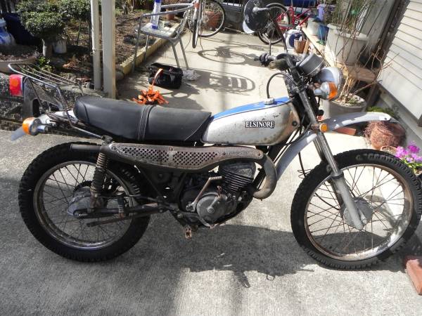 MT125エルシノア　レストアベース部品取　ビンテージMX　神奈川