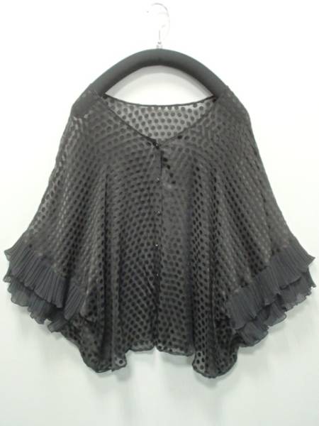 ヴェロフォンナRe.Verofonna★ドットシフォンポンチョブラウス