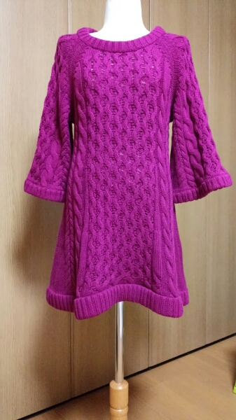 バーバリーブルーレーベル☆ニットワンピース☆38