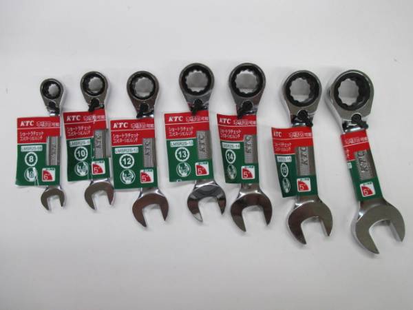 KTC　ラチェットレンチ　めがね・コンビ　7本セット　未使用品