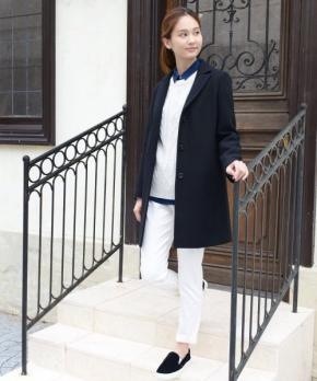 グローバルワークチェスターコート　黒　人気