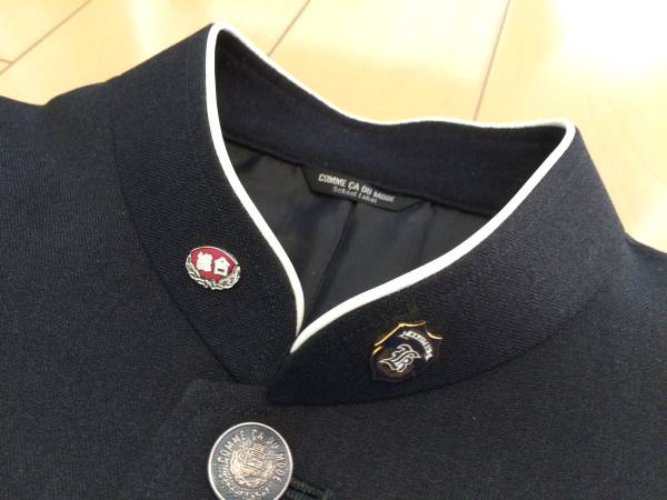 鹿児島実業コムサデモード学生服、ズボン2枚、シャツ3枚