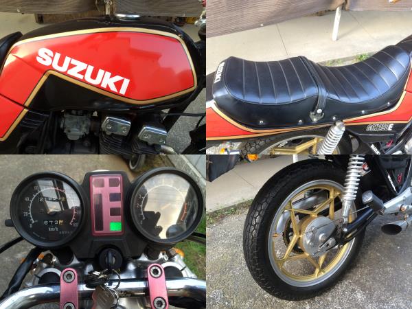 GSX250Lゴキ仕様 検：GSX250E GS400 GT380 CBX バブザリ 旧車の入札