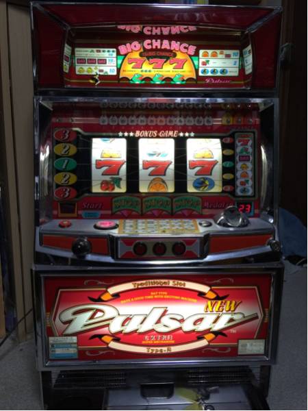 パチスロ ニューパルサーR (裏物) スロテック製オートプレイ機付