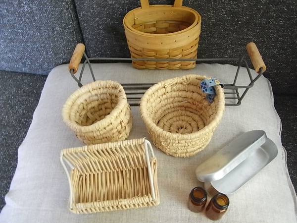 ナチュラル雑貨白樺バスケットかごワイヤー天然生活ＳＭ２_1