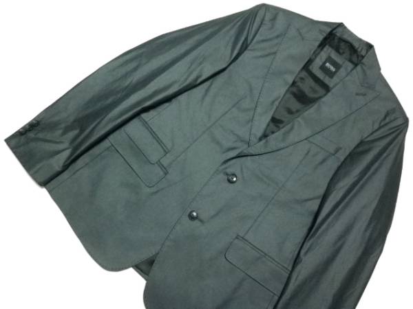訳有◆HUGO BOSS/ヒューゴボス◆エレガントな光沢ジャケット【46】7.6万