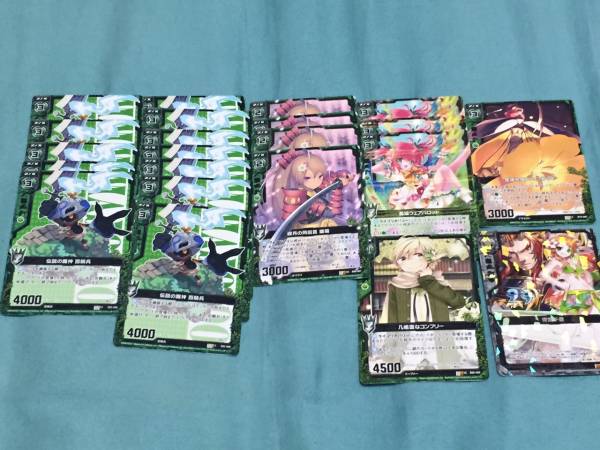 Z/X ゼクス 公認大会優勝 緑白ヘルソーン百騎兵デッキ