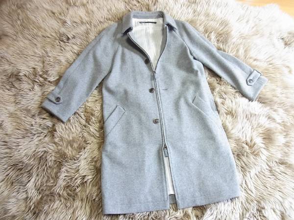 ■■ギャルリーヴィー★グレーカシミア混デザインコート１■■