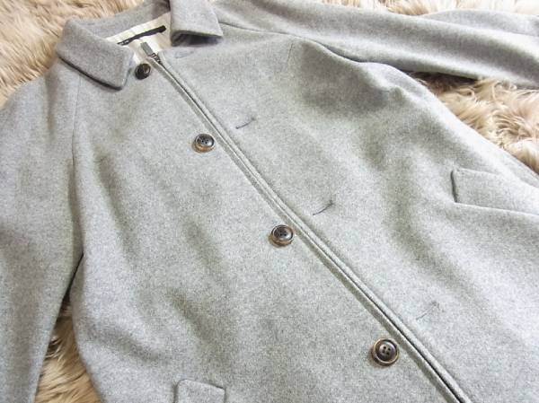 ■■ギャルリーヴィー★グレーカシミア混デザインコート１■■