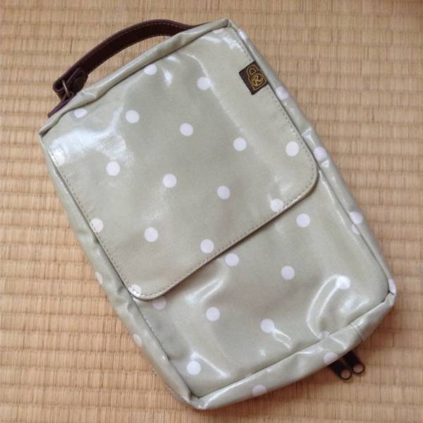 Rompbaby／ロンプベイビー　オムツポーチ　ナチュラルグリーン