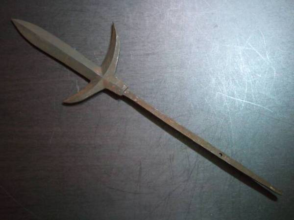 槍 穂先 刀身約11cm ②　ジャンク