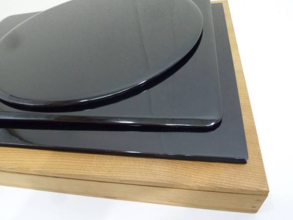 【風流庵】 『中古』 表哲作 ★ 茶花用 薄板 （真/行/草） 紙箱