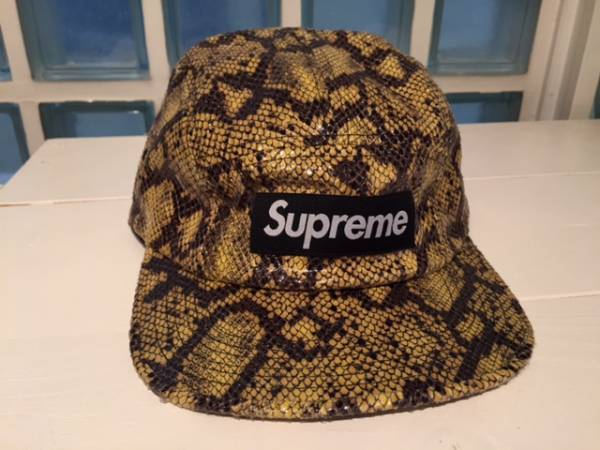 Supreme ヘビ柄 ジェットキャップ パイソン 美品 正規品