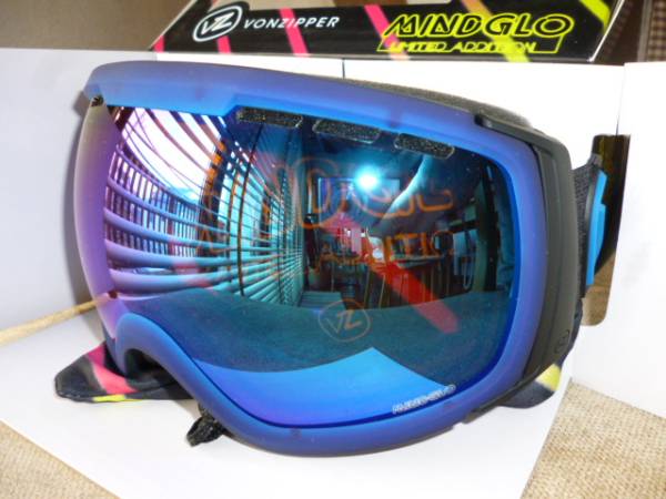 処分即決 Von Zipper Feenom N.L.S. Mindglo 青　交換レンズ付き