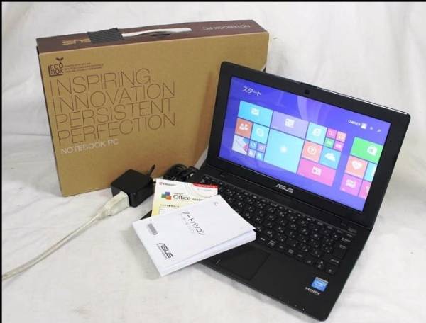 美品 ノートPC ASUS X200MA/4GB/750GB/Win8.1
