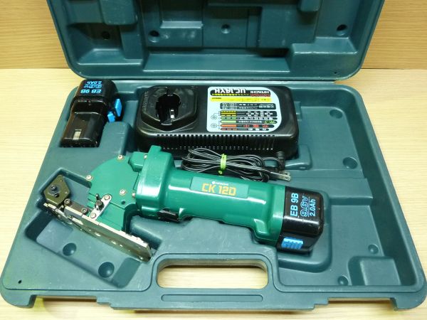 動作品◆日立工機12mm/9.6VコードレスナイフカッターCK12D充電器
