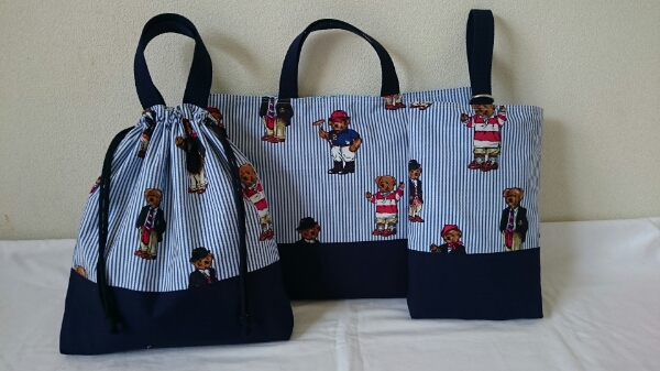 POLO RALPH LAUREN - サイズオーダー可☆レッスンバックと体操着入れ 