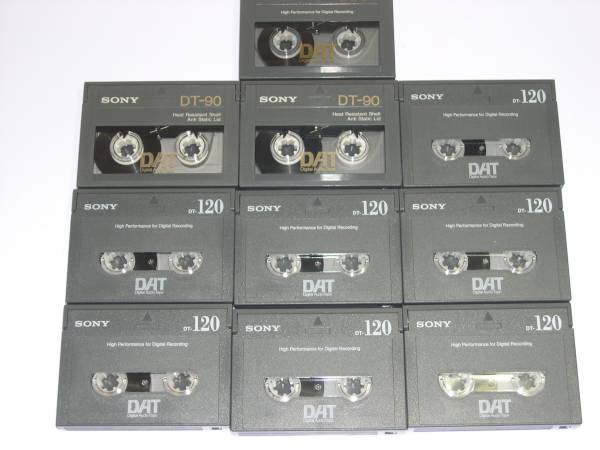 SONY　DATテープ　10本セット　中古品　日本国内送料無料2