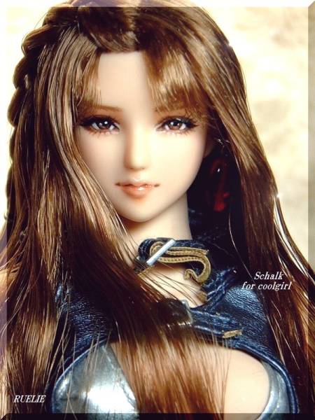 ●RUELIE●1/6カスタムドールヘッド●シャルク　forクールガール