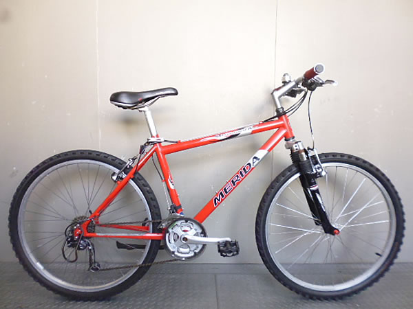 自転車 メリダ MERIDA SPANOVA K MTB クロモリ DEORE(Sサイズ)|売買