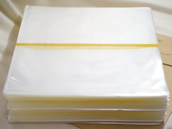 TMC用品≫LPレコード用外袋 ビニール PP 透明 500枚【 送料込 】