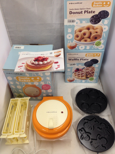 ☆レコルト スマイルベイカー 別売プレート付 未使用