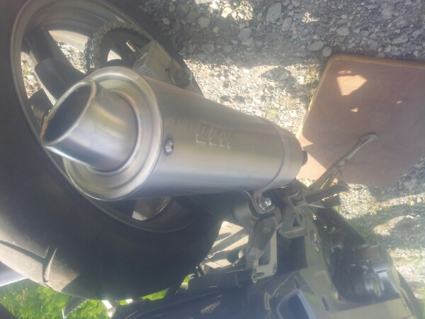 ZZR400スーパートラップ スリップオンマフラー(マフラー本体（社外