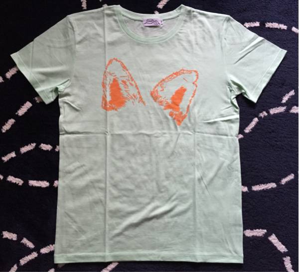 送料360円国内正規新品KITSUNE TEEキツネ耳TシャツライムMメゾン