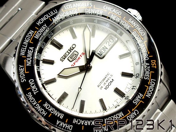 セイコー5 限定品 最新型 防水オートマチックウォッチ SRP123K1