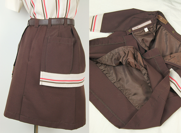 スカート裏地付き ファミレス デニーズ 旧ユニフォーム 制服 【公式通販】