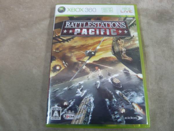送60サ[20]XBOX360 BATTLE STATIONS PACIFIC 動作OK 中古品