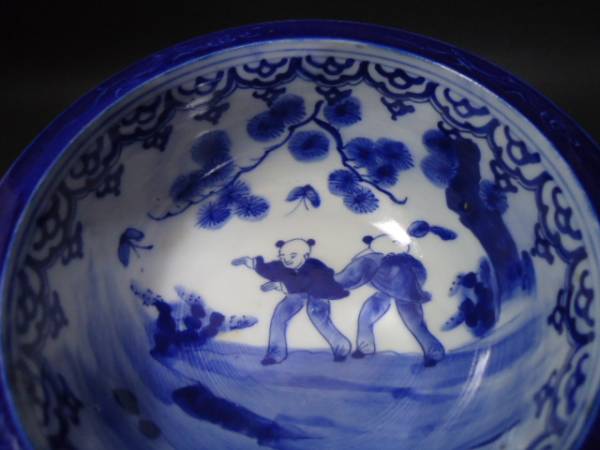 古伊万里 染付け 杯洗 古い蔵から発見 陶芸 工芸品 【公式通販】