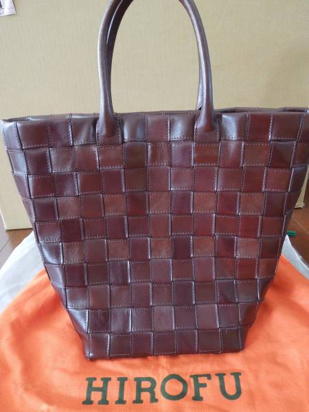 HIROFU / ヒロフ トート バッグ イントレチャー ト メッシュ編込