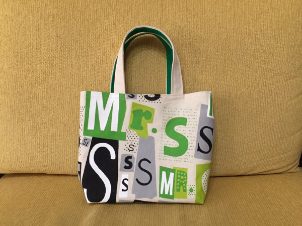 SMAP Mr.S トートバッグ (グリーン) ハンドメイド