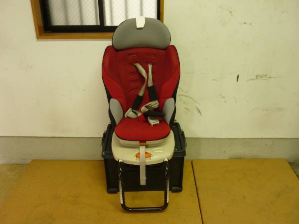 Aprica、NBイージーターン750、360度、赤色&黒色、美品中古