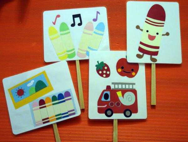 どんな色が好き ペープサート パネルシアター 壁面飾り 保育 リズム 音楽 売買されたオークション情報 Yahooの商品情報をアーカイブ公開 オークファン Aucfan Com