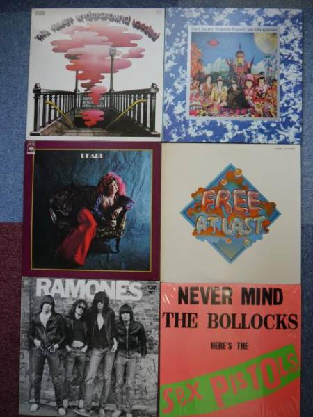 【165】 ５０-７０年代　ＲＯＣＫ名盤ＬＰ　７０種　
